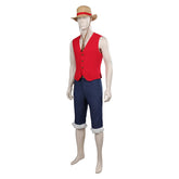 Kinder Jungen Serie One Piece Luffy Kostüm Cosplay Halloween Karneval Outfits